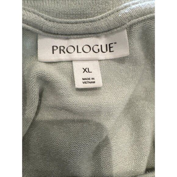 Prologue Mint Green Crewneck Sleeveless Midi Dress XL With Side Slits - Picture 5 of 8